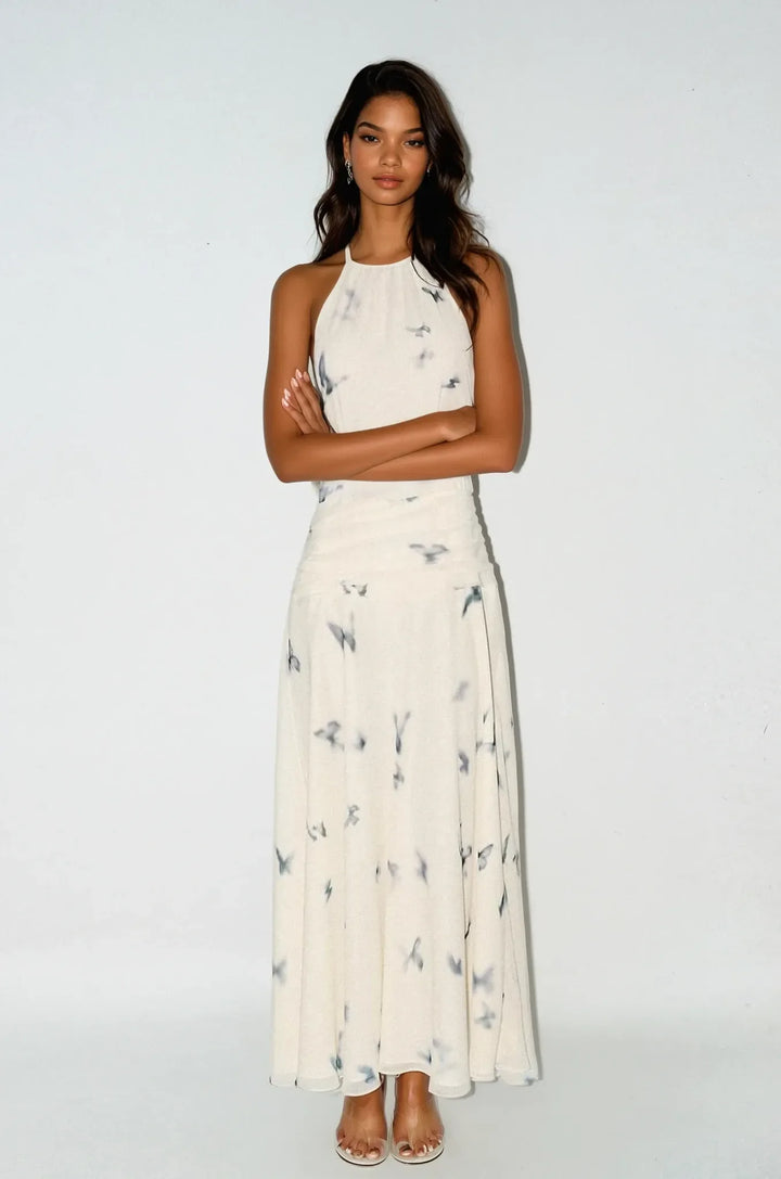 Adriana™ | Robe d’été dos nu à imprimé papillons