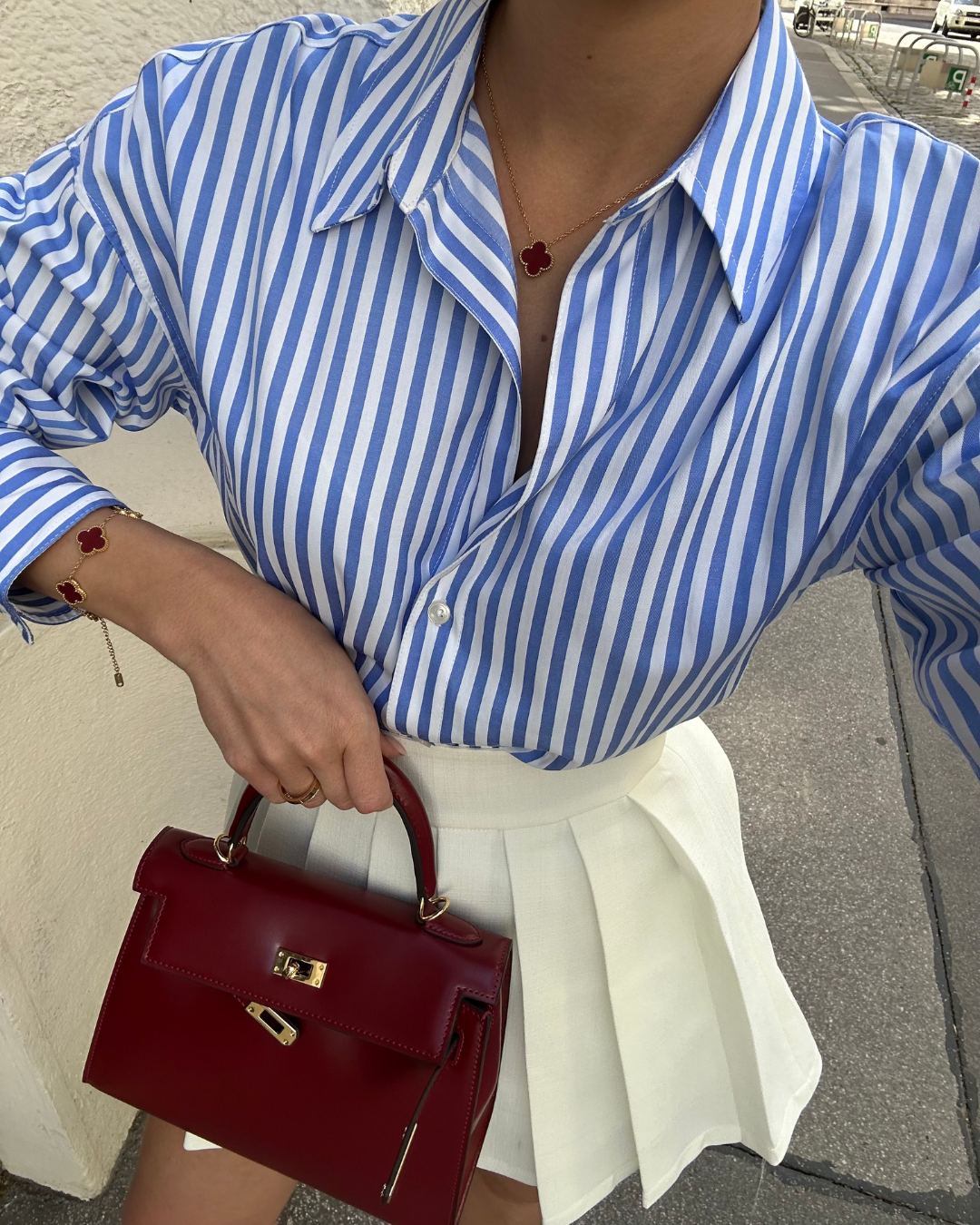 AMÉLIA | MINI SAC EN CUIR BORDEAUX ÉLÉGANT