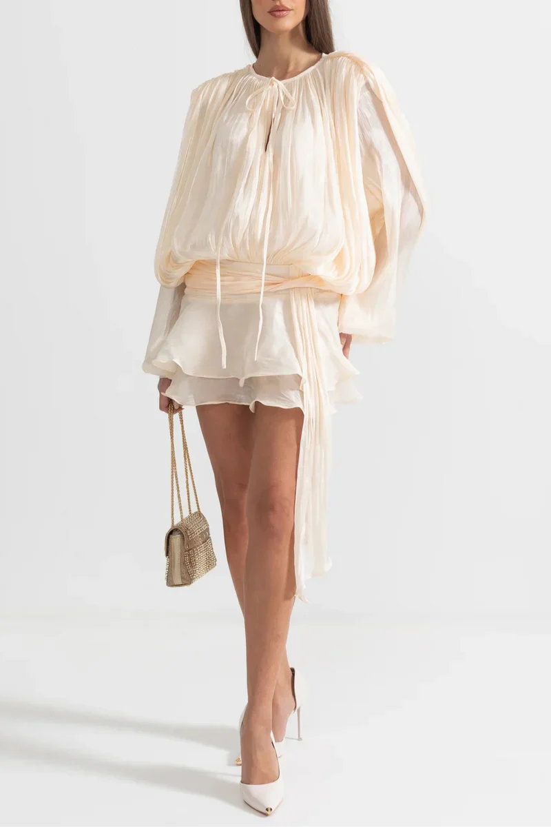 Élise™ | Robe d’été fluide effet satin