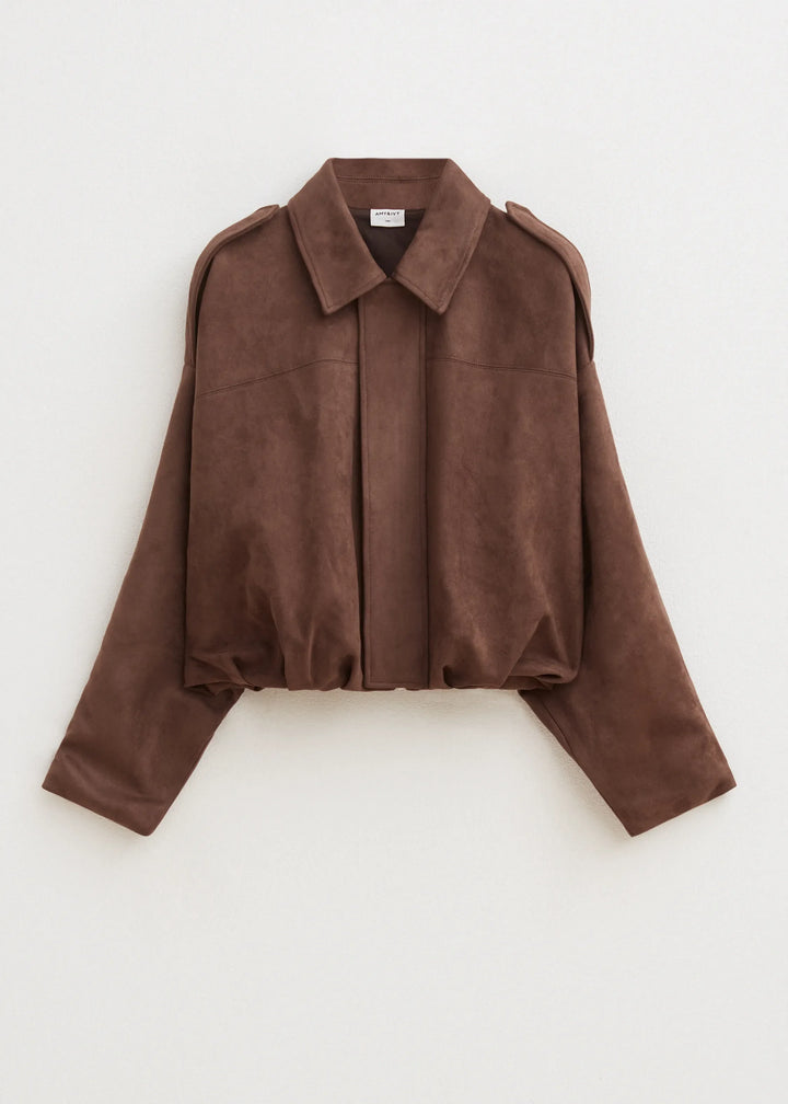 Camille™ | Veste Cropped en Suède