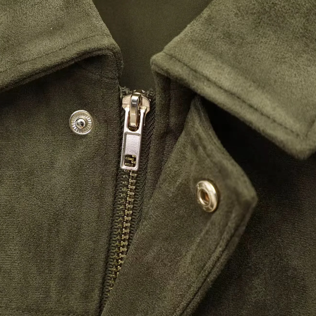 Clara™ | Veste en Faux Suede