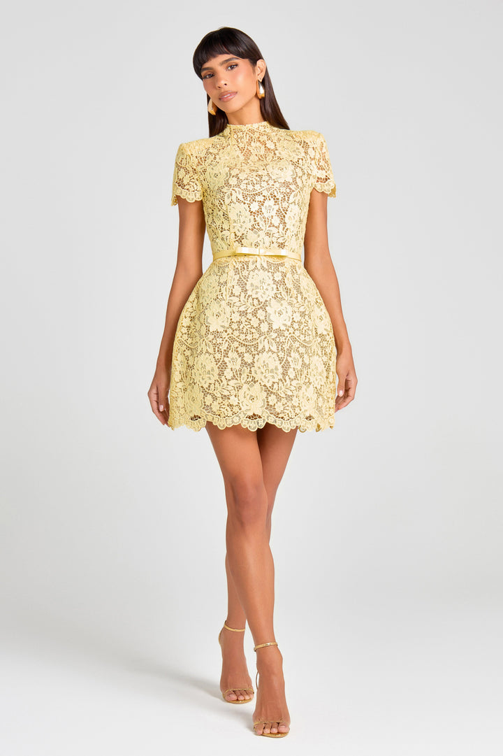 ÉLOÏSE | ROBE COURTE EN DENTELLE