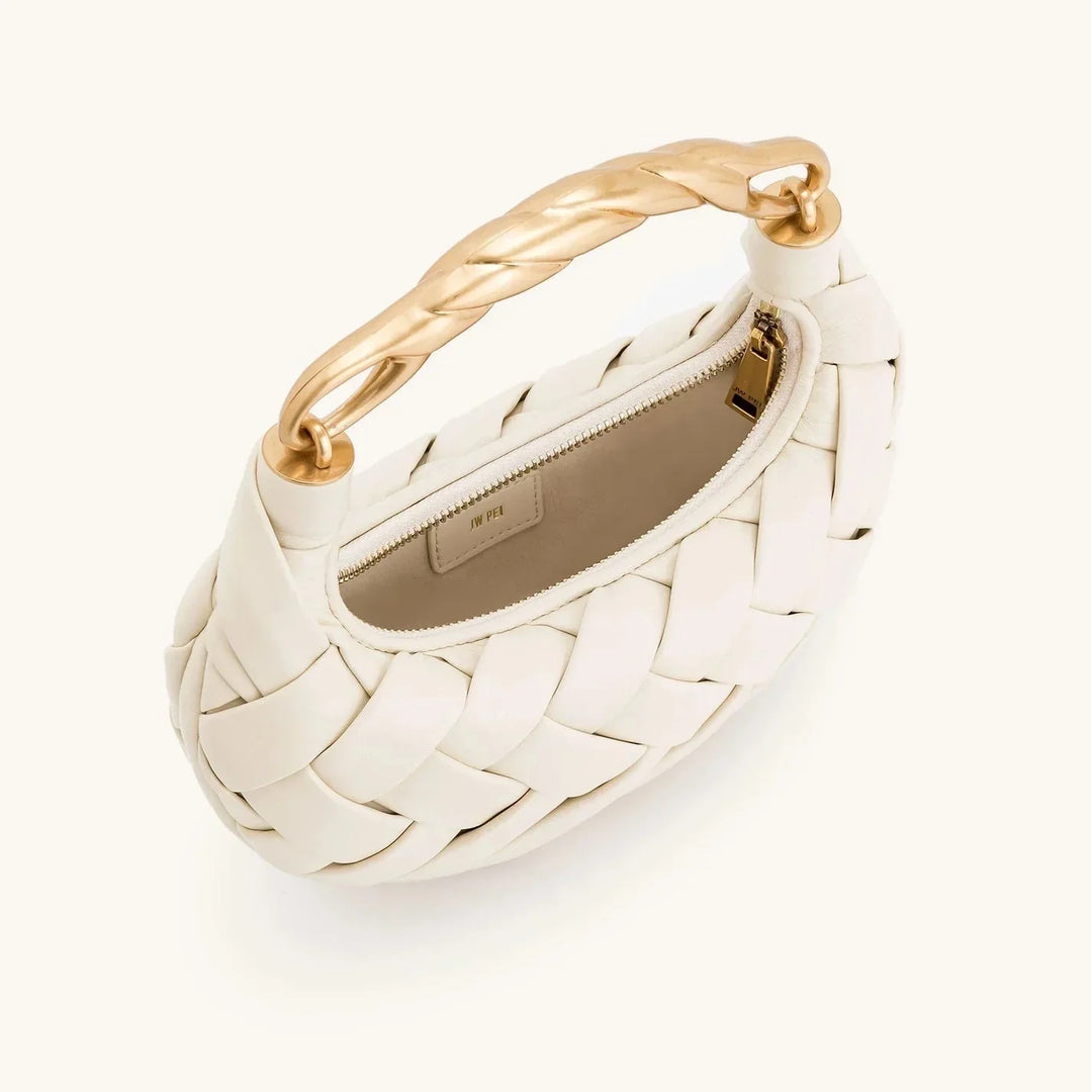 Solène™ | Sac Tressé en Cuir Végan