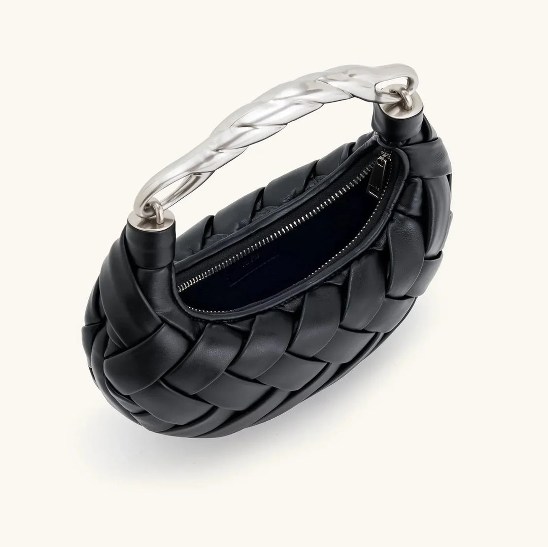 Solène™ | Sac Tressé en Cuir Végan