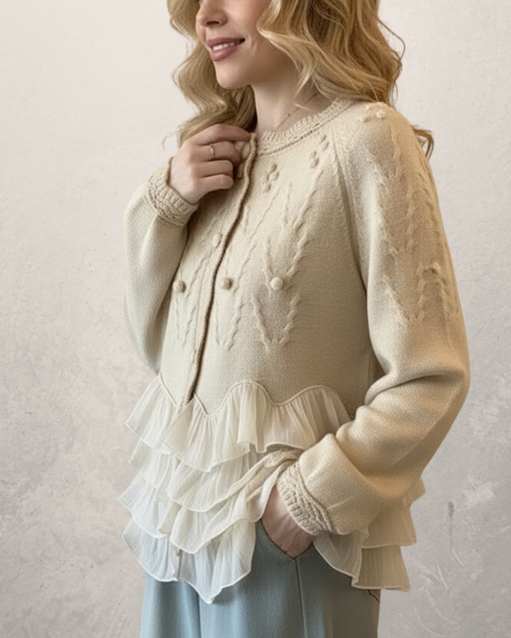 Camille™ | Trenchcoat courte avec détails ceinturés