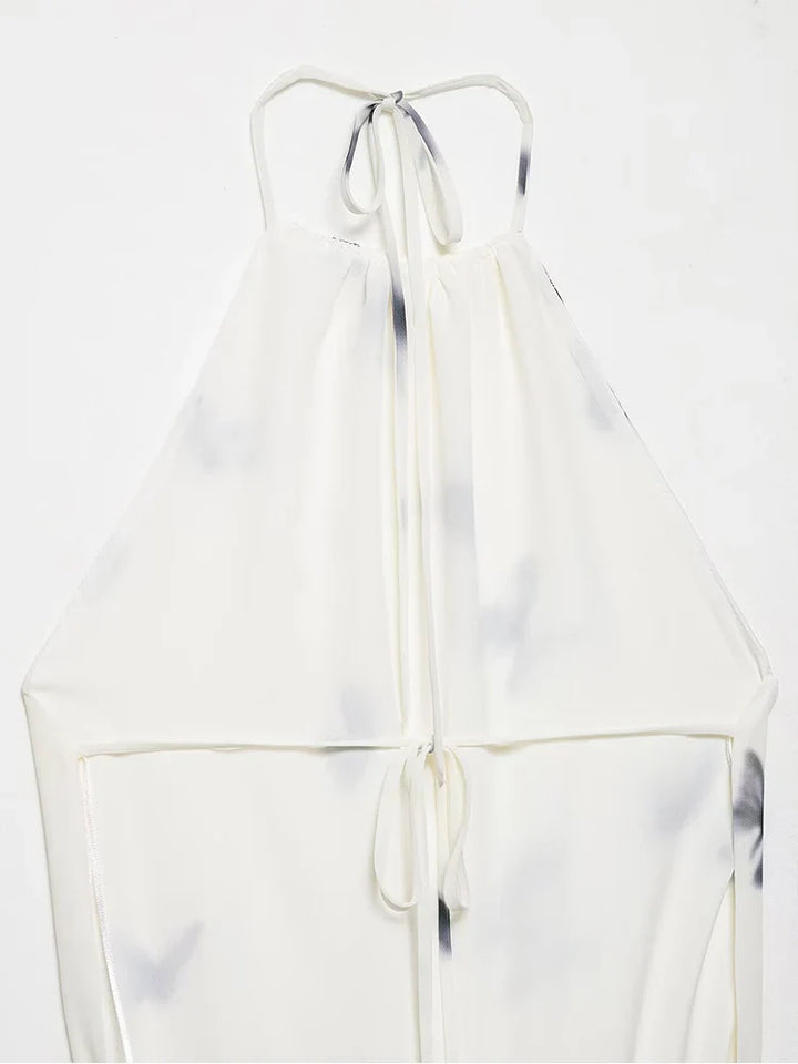 Adriana™ | Robe d’été dos nu à imprimé papillons