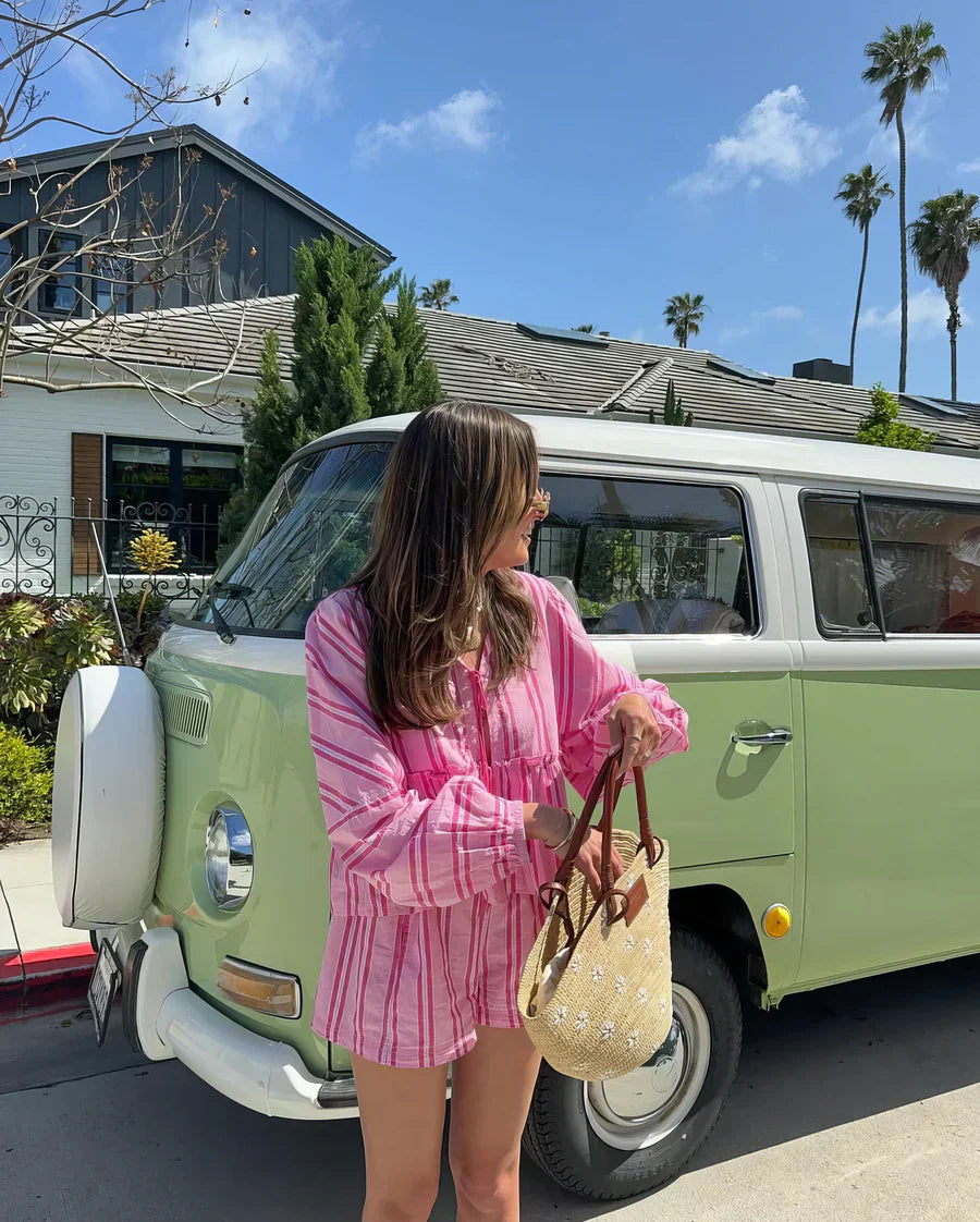 Amélie™ | Ensemble d’été léger à rayures