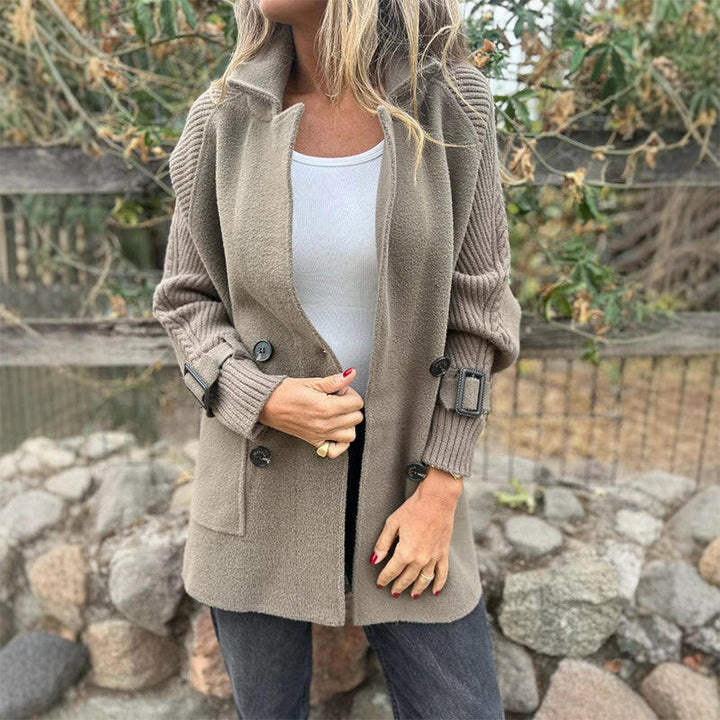 Isaline™ | Manteau mi-long à double boutonnage